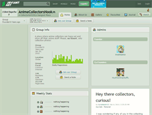 Tablet Screenshot of animecollectorsnook.deviantart.com