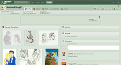 Desktop Screenshot of obsessed-fan-girl.deviantart.com