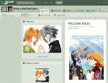 Tablet Screenshot of emily-x-kai-fanclub.deviantart.com