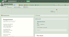 Desktop Screenshot of dejected-dreams.deviantart.com