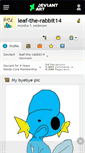 Mobile Screenshot of leaf-the-rabbit14.deviantart.com