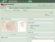 Tablet Screenshot of daniel-kuykendall.deviantart.com