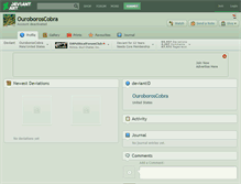 Tablet Screenshot of ouroboroscobra.deviantart.com