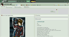 Desktop Screenshot of lostindarklight.deviantart.com