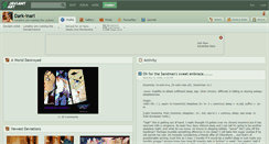 Desktop Screenshot of dark-inari.deviantart.com