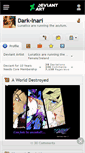 Mobile Screenshot of dark-inari.deviantart.com