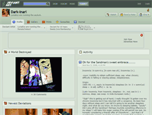 Tablet Screenshot of dark-inari.deviantart.com
