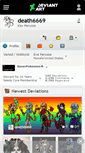 Mobile Screenshot of death6669.deviantart.com
