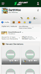 Mobile Screenshot of darthwoo.deviantart.com