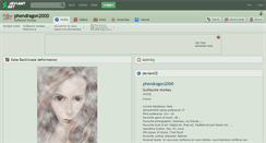 Desktop Screenshot of phendragon2000.deviantart.com