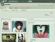 Tablet Screenshot of chemimary.deviantart.com