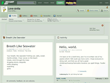 Tablet Screenshot of love-anita.deviantart.com