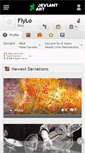 Mobile Screenshot of flylo.deviantart.com