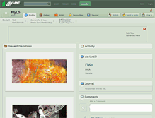 Tablet Screenshot of flylo.deviantart.com