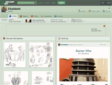 Tablet Screenshot of elkaddalek.deviantart.com