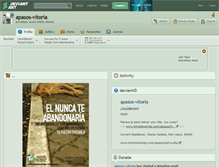 Tablet Screenshot of apasos-vitoria.deviantart.com