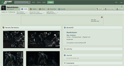Desktop Screenshot of maxantonov.deviantart.com