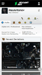 Mobile Screenshot of maxantonov.deviantart.com