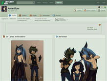 Tablet Screenshot of amantium.deviantart.com
