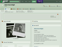 Tablet Screenshot of midwintersnight.deviantart.com