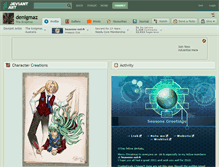 Tablet Screenshot of denigmaz.deviantart.com