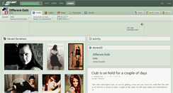 Desktop Screenshot of different-dolls.deviantart.com