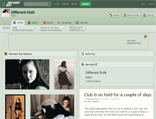 Tablet Screenshot of different-dolls.deviantart.com