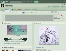 Tablet Screenshot of kharen94th.deviantart.com