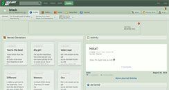 Desktop Screenshot of letack.deviantart.com