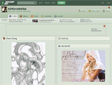 Tablet Screenshot of k0nfuwzdxkikai.deviantart.com