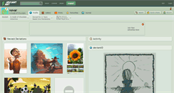 Desktop Screenshot of novar.deviantart.com