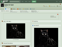 Tablet Screenshot of katze-im-sack.deviantart.com