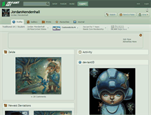 Tablet Screenshot of jordanmendenhall.deviantart.com