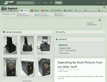 Tablet Screenshot of bogstock.deviantart.com