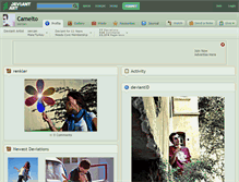 Tablet Screenshot of camelto.deviantart.com