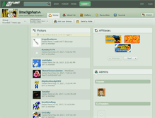 Tablet Screenshot of limexgohan.deviantart.com