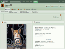 Tablet Screenshot of pippen453.deviantart.com