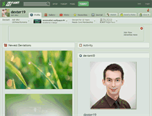 Tablet Screenshot of dexter19.deviantart.com