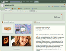 Tablet Screenshot of guigalvan100.deviantart.com