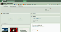 Desktop Screenshot of itachis-wolfprincess.deviantart.com