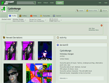 Tablet Screenshot of cptinmorgn.deviantart.com