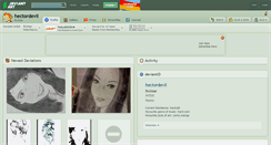 Desktop Screenshot of hectordevil.deviantart.com