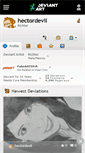 Mobile Screenshot of hectordevil.deviantart.com