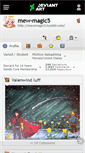 Mobile Screenshot of mew-magic5.deviantart.com