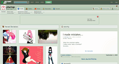 Desktop Screenshot of pikaringo.deviantart.com