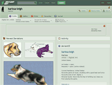 Tablet Screenshot of karissa-leigh.deviantart.com