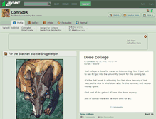 Tablet Screenshot of comradek.deviantart.com