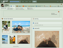 Tablet Screenshot of kribzz.deviantart.com