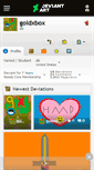 Mobile Screenshot of goldxbox.deviantart.com