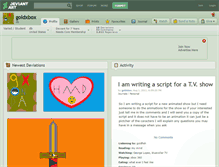 Tablet Screenshot of goldxbox.deviantart.com